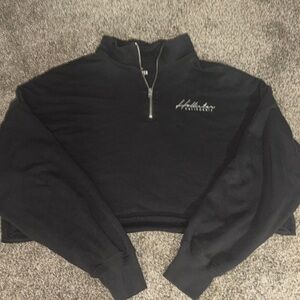Hollister Quarter Zip Crop